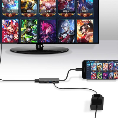 Концентратор USB-C XoKo AC-400