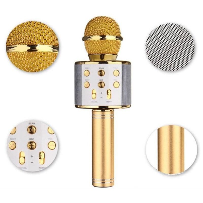 Караоке-микрофон Optima MK-1 Gold (WS-MK-1-GD)