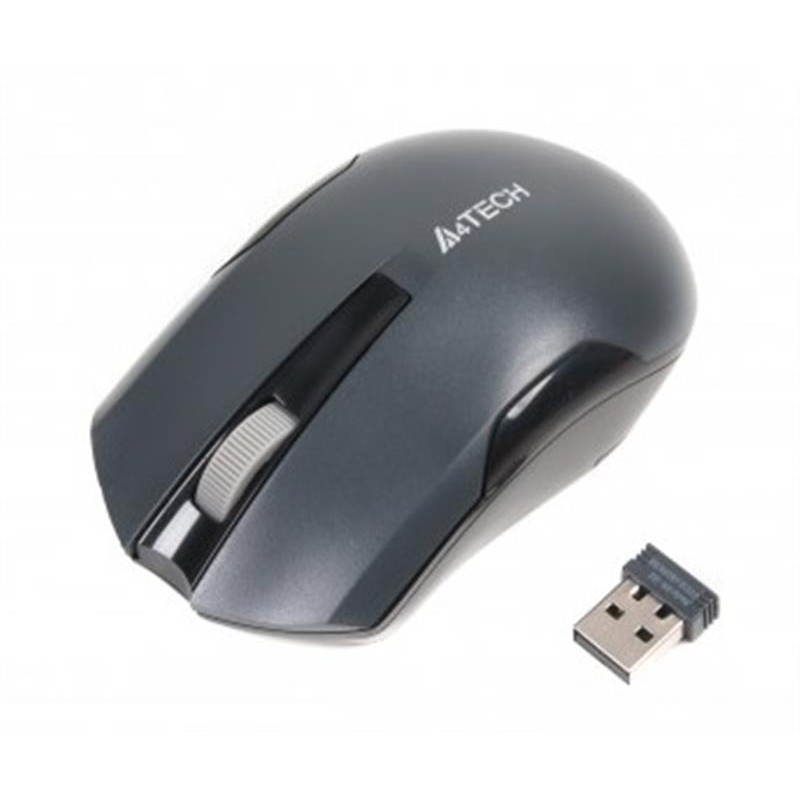 Мышь беспроводная A4Tech G3-200N Grey USB V-Track