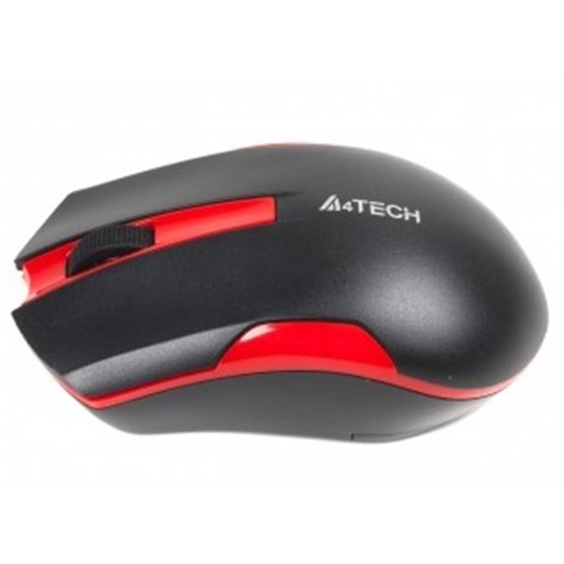 Мышь беспроводная A4Tech G3-200N Black/Red USB V-Track