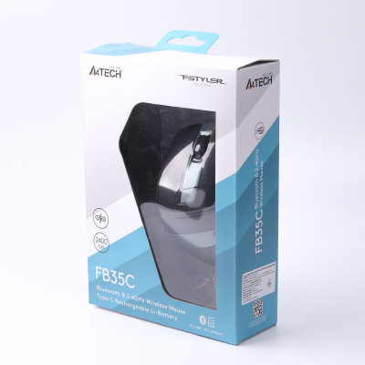 Мишка бездротова A4Tech Fstyler FB35C Midnight Green USB