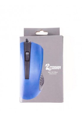 Мишка COBRA MO-101 Blue USB