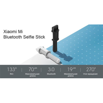 Телескопічний монопод Xiaomi Mi Bluetooth Selfie Stick Black (LYZPG01YM)