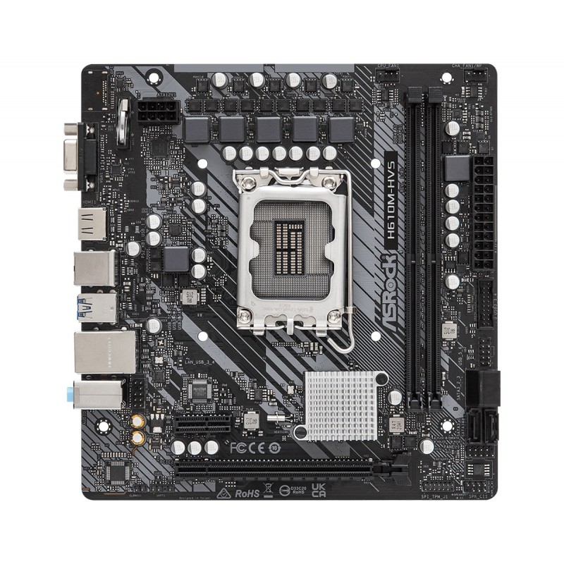 Материнська плата ASRock H610M-HVS Socket 1700