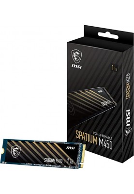 Накопичувач SSD 1TB MSI Spatium M450 M.2 2280 PCIe 4.0 x4 NVMe 3D NAND TLC (S78-440L690-P83)