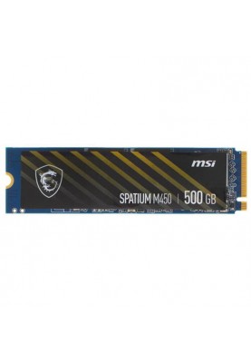 Накопичувач SSD  500GB MSI Spatium M450 M.2 2280 PCIe 4.0 x4 NVMe 3D NAND TLC (S78-440K090-P83)