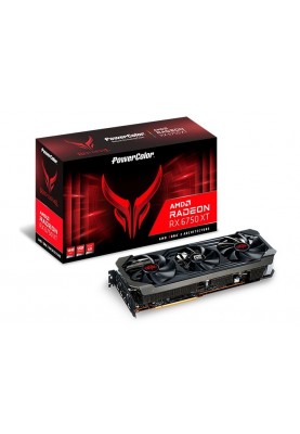 Відеокарта AMD Radeon RX 6750 XT 12GB GDDR6 Red Devil PowerColor (AXRX 6750 XT 12GBD6-3DHE/OC)