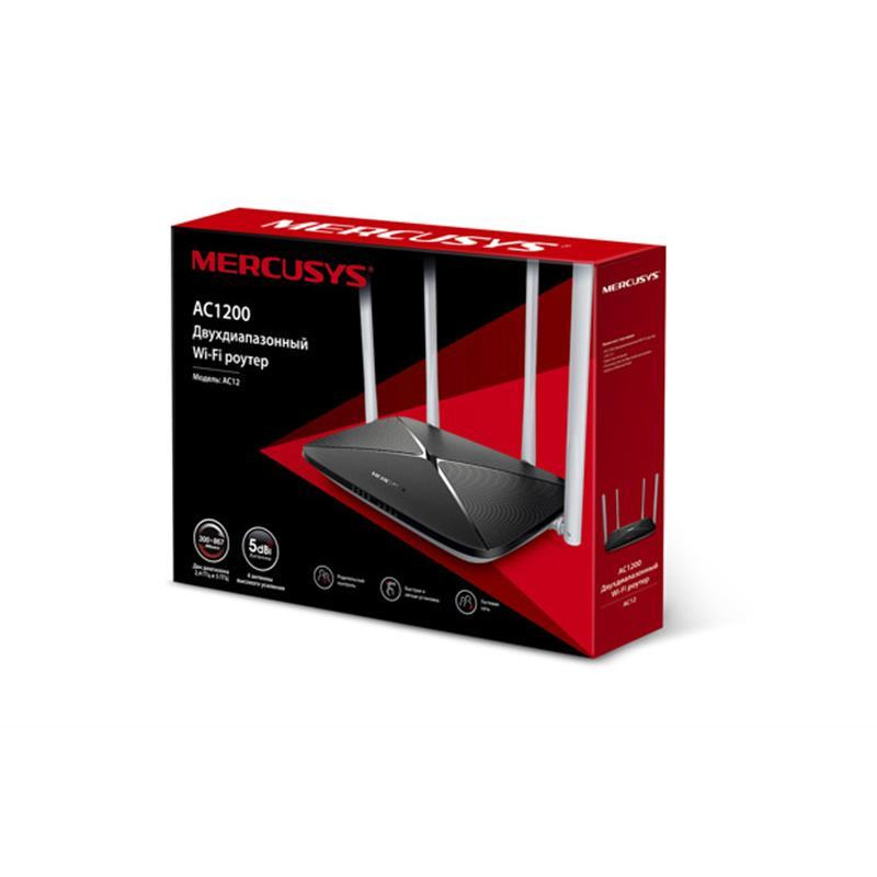 Бездротовий маршрутизатор Mercusys AC12