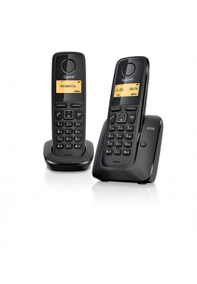 Радiотелефон DECT Gigaset A120 DUO Black (L36852-H2401-S301)