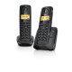 Радiотелефон DECT Gigaset A120 DUO Black (L36852-H2401-S301)