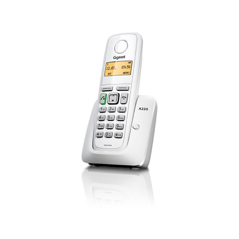 Радиотелефон DECT Gigaset A220 White (S30852-H2411-S302)