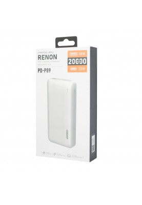 Універсальна мобільна батарея Proda PD P-89 20000mAh White (PRD-PD-89-WT)