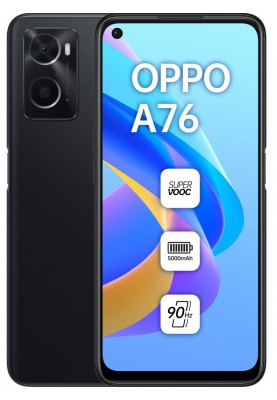 Смартфон Oppo A76 4/128GB Dual Sim Black