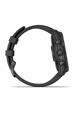 Смарт-годинник Garmin Fenix 7 Solar Slate Gray with Black Band (010-02540-10)