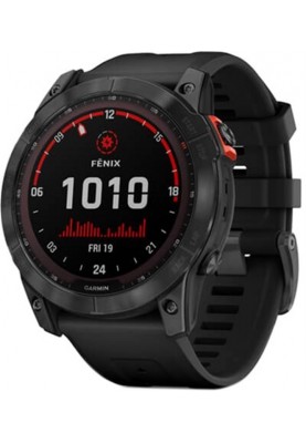 Смарт-годинник Garmin Fenix 7X Solar Slate Gray with Black Band (010-02541-00)