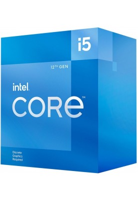 Процесор Intel Core i5 12400F (2.5GHz 18MB, Alder Lake, 65W, S1700) Box (BX8071512400F)