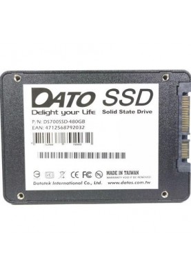 Накопичувач SSD  480GB Dato DS700 2.5" SATAIII TLC (DS700SSD-480GB)