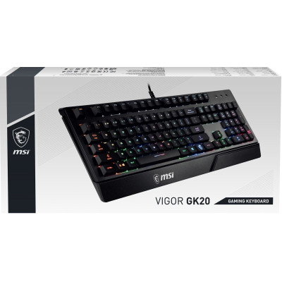 Клавіатура MSI Vigor GK20 UA Black USB (S11-04UA208-CLA)