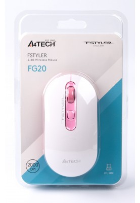 Мишка бездротова A4Tech FG20 Sakura USB