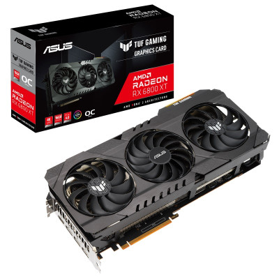 Відеокарта AMD Radeon RX 6800 XT 16GB GDDR6 TUF Gaming OC Asus (TUF-RX6800XT-O16G-GAMING)