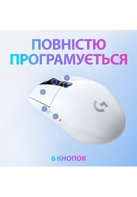 Миша бездротова Logitech G305 White (910-005291)