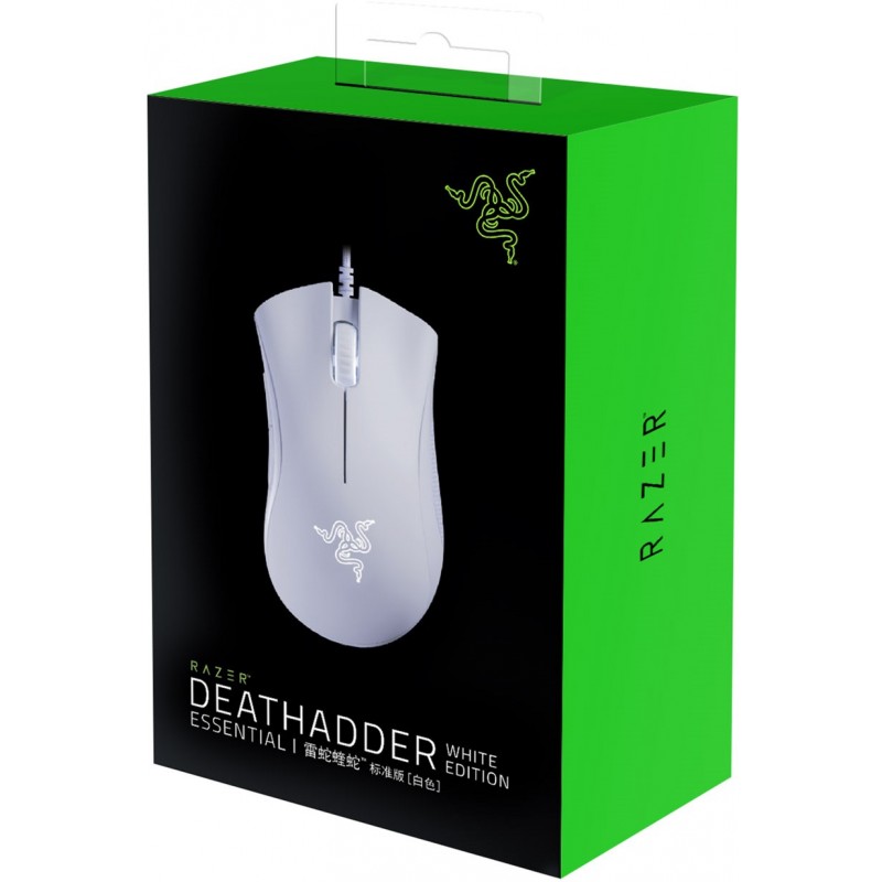 Мишка Razer DeathAdder Essential White (RZ01-03850200-R3U1) USB