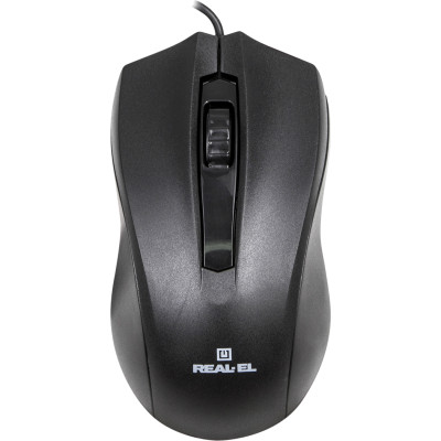 Мишка REAL-EL RM-213 Black USB