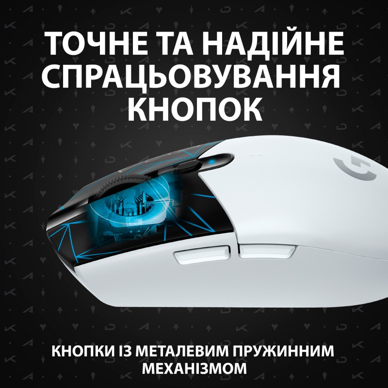 Мышь беспроводная Logitech G305 (910-006053) KDA USB