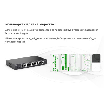 Комутатор Ruijie Reyee RG-ES209GC-P Комутатор Ruijie Reyee RG-ES209GC-P
