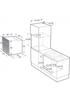 Духова шафа Gorenje BO6727E03WG