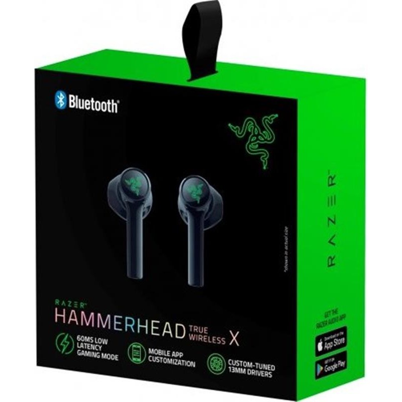 Bluetooth-гарнитура Razer Hammerhead True Wireless X Black (RZ12-03830100-R3G1)