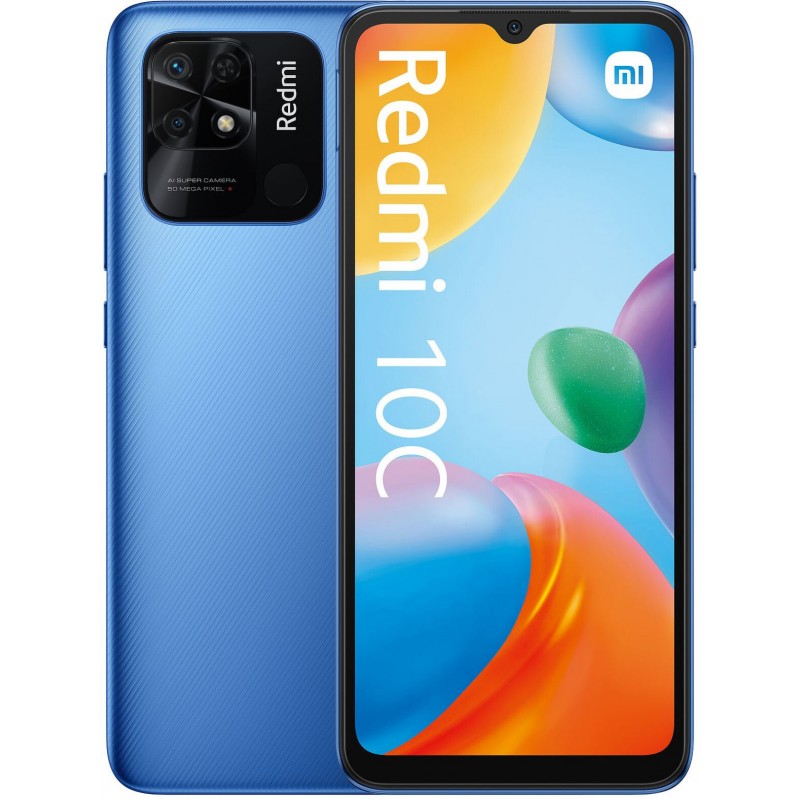 Смартфон Xiaomi Redmi 10C 4/128GB Without NFC Dual Sim Blue_EU_