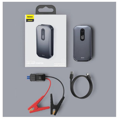 Пусковий пристрій для автомобілів Baseus Super Energy Pro Jump Starter Black (CRJS03-01)