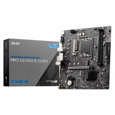 Материнська плата MSI PRO H610M-B DDR4 Socket 1700