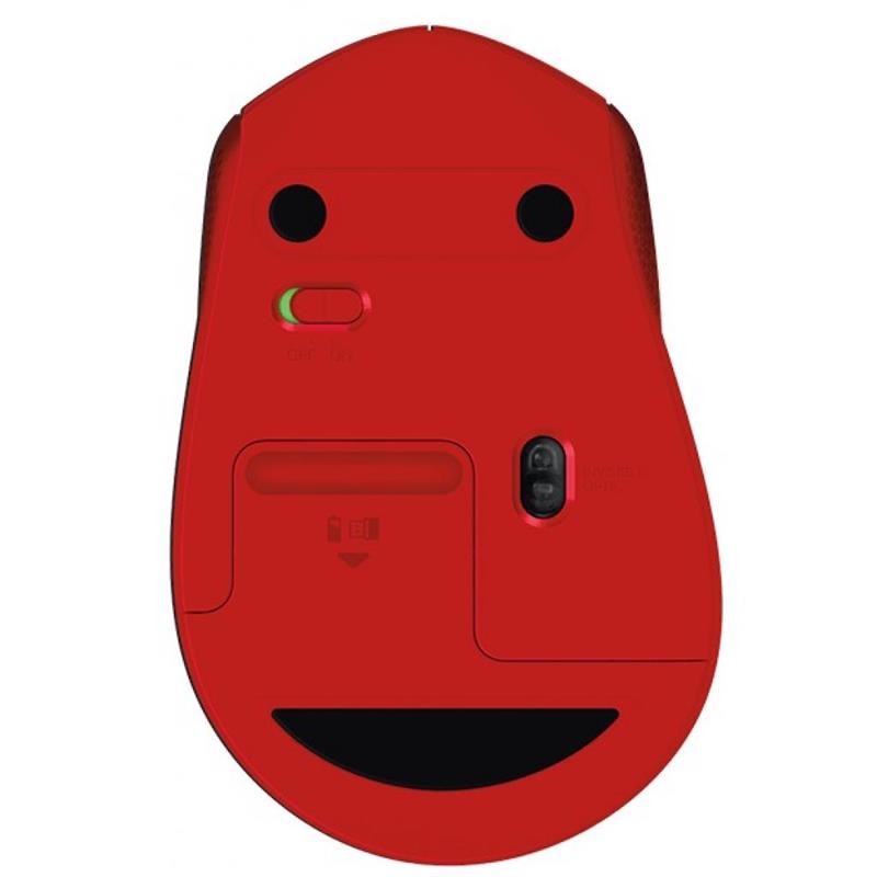 Миша бездротова Logitech M330 Silent Plus Red (910-004911)