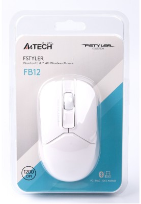 Миша бездротова A4Tech FB12 White