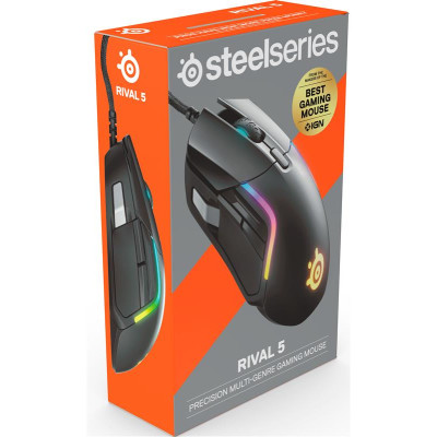 Мишка SteelSeries Rival 5 Black (62551) USB