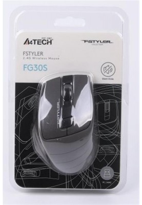 Мишка бездротова A4Tech FG30S Grey/Black