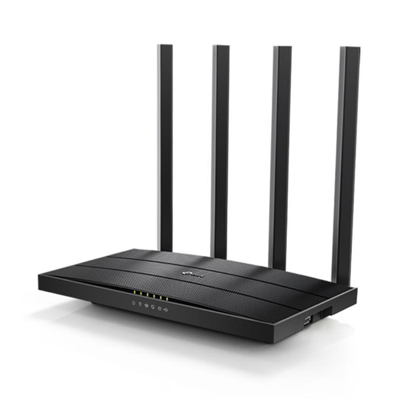 Беспроводной маршрутизатор TP-Link ARCHER C6U  (AC1200, 1хGE WAN, 4хGE LAN, 1хUSB 2.0, MU-MIMO, Beamforming, Airtime Fairness, 4 внешние антенны)_EU