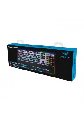 Клавіатура Aula Mechanical Keyboard Fireshock V5 Wired Black (6948391221779)