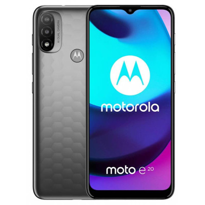 Смартфон Motorola Moto E20 2/32GB Dual Sim Graphite Gray (TKOMOTSZA0096)_