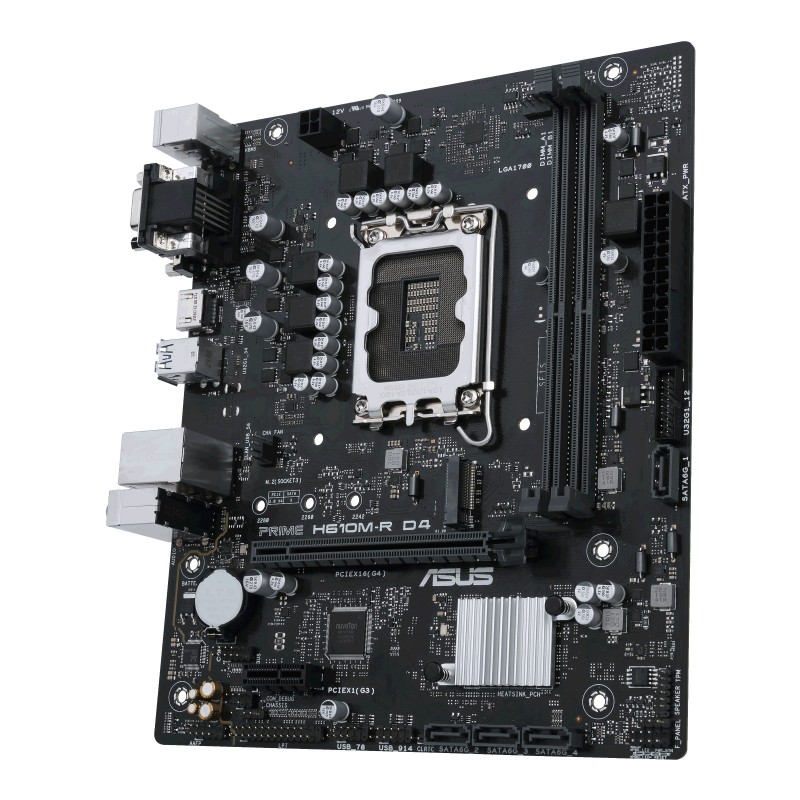 Материнська плата Asus Prime H610M-R D4-SI Socket 1700