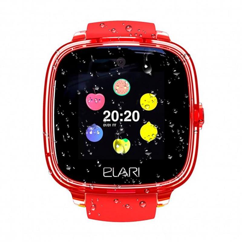 Дитячий смарт-годинник з GPS-трекером Elari KidPhone Fresh Red (KP-F/Red)