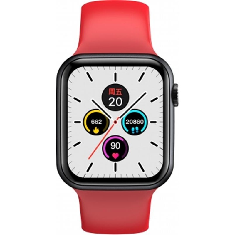 Смарт-часы Globex Smart Watch Urban Pro V65S Red/Black