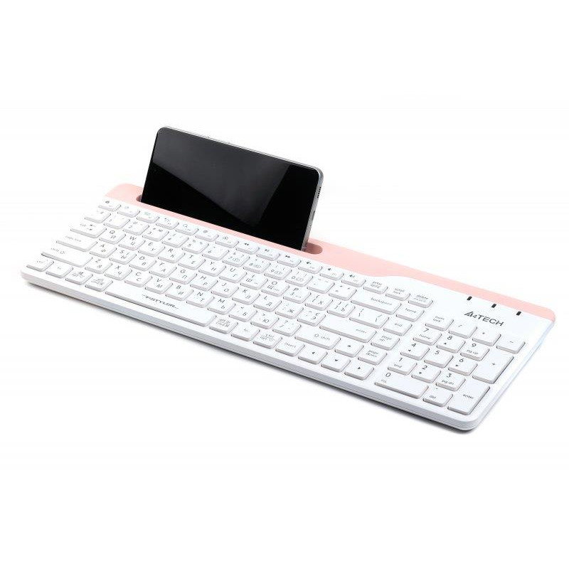 Клавіатура бездротова A4Tech Fstyler FBK25 White