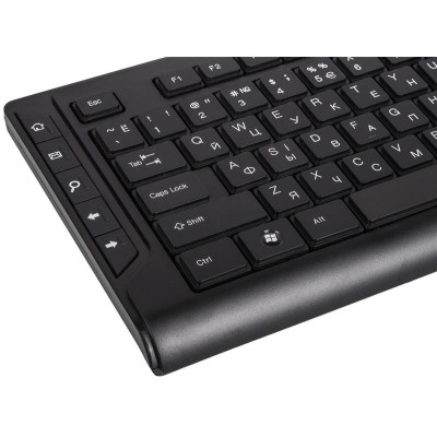 Клавіатура A4Tech KD-600 Ukr Black USB