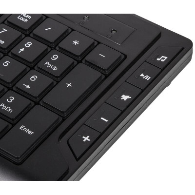 Клавіатура A4Tech KD-600 Ukr Black USB