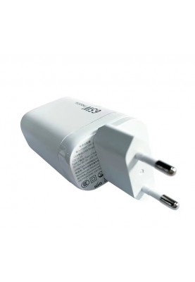 Зарядний пристрій Proda Xinrui A39 Quick Charger 65W USB, Type-C White
