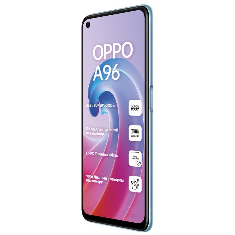 Смартфон Oppo A96 6/128GB Dual Sim Sunset Blue