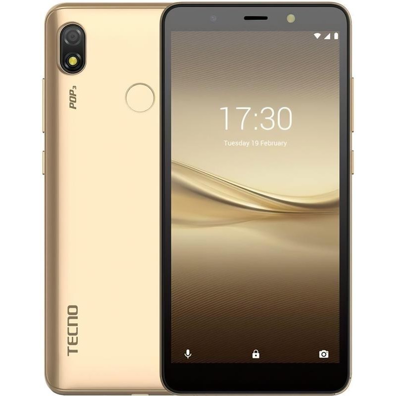 Смартфон Tecno Pop 3 (BB2) 1/16GB Dual Sim Champagne Gold (4895180751271)